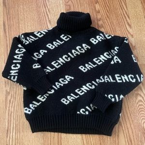 authentic balenciaga toddler sweater